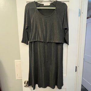 Latched Mama Drawstring Nursing Dress